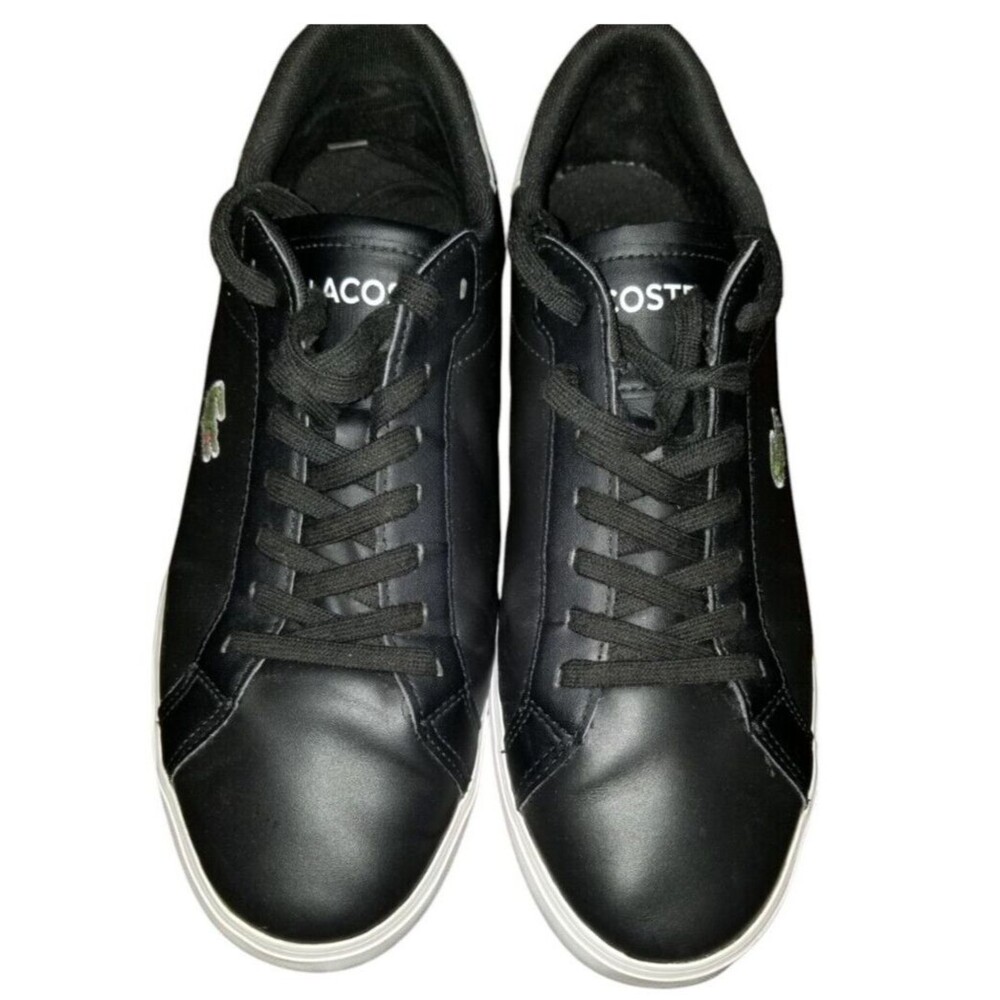 Lacoste Men's  BL 21 Synthetic Leather Shoes 7-40SMA0060312 - Black/White